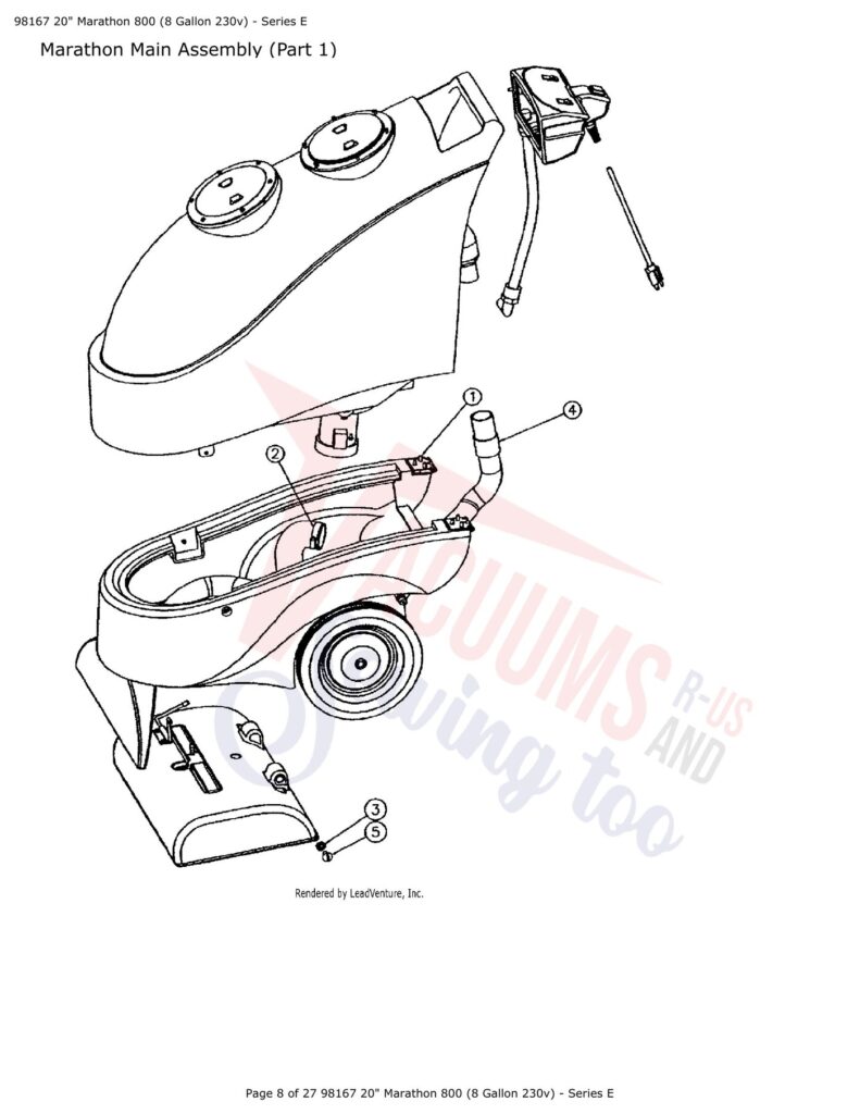 Tornado 98167 exploded schematic diagram (page 4)