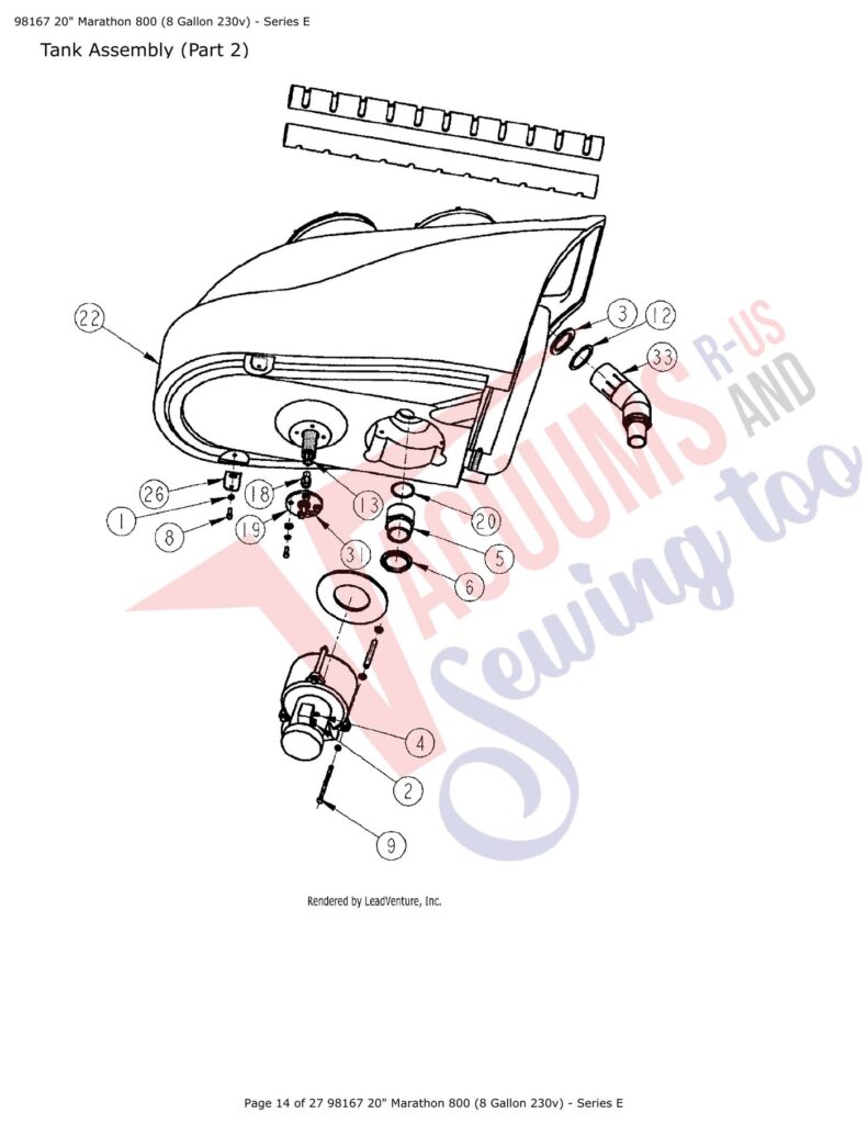 Tornado 98167 exploded schematic diagram (page 7)