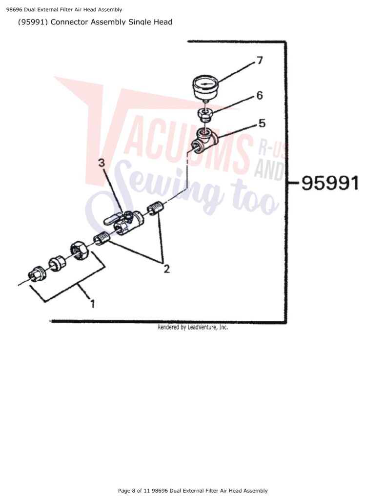 Tornado 98696 Dual exploded schematic diagram (page 2)