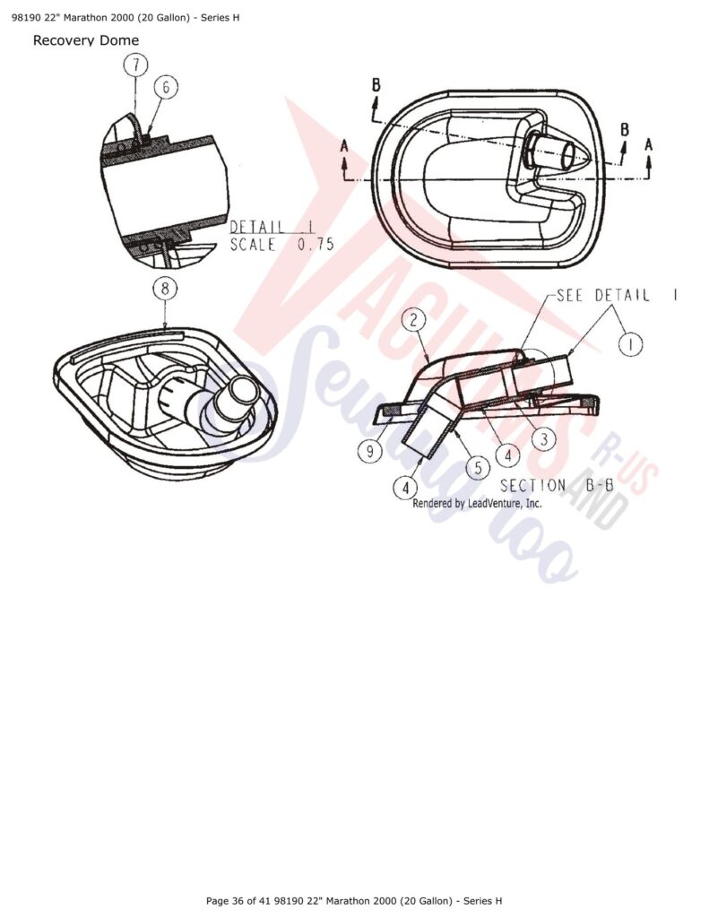 Tornado 98190 exploded schematic diagram (page 4)