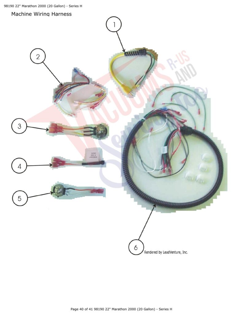 Tornado 98190 exploded schematic diagram (page 6)