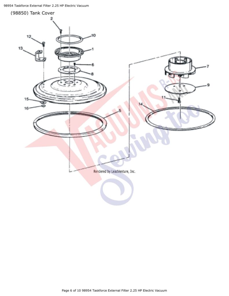 Grainger 98954 Taskforce exploded schematic diagram (page 2)