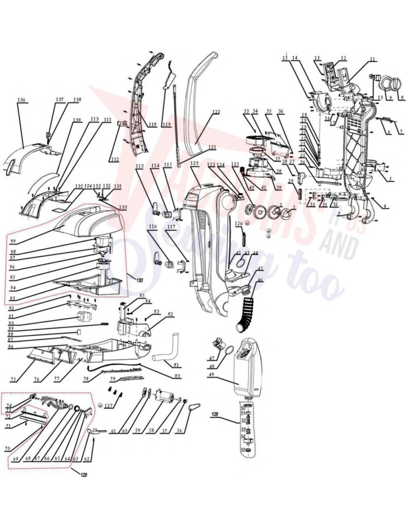 Cirrus C-CR119 exploded schematic diagram (page 1)
