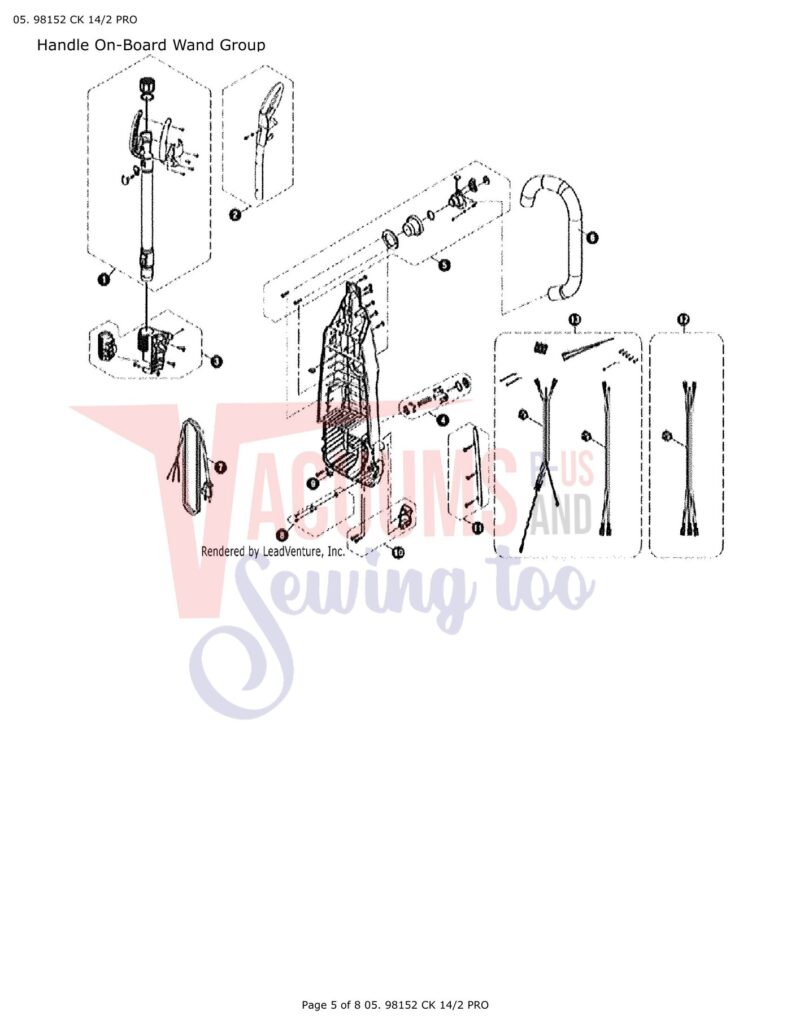 Tornado CK14/2 exploded schematic diagram (page 2)