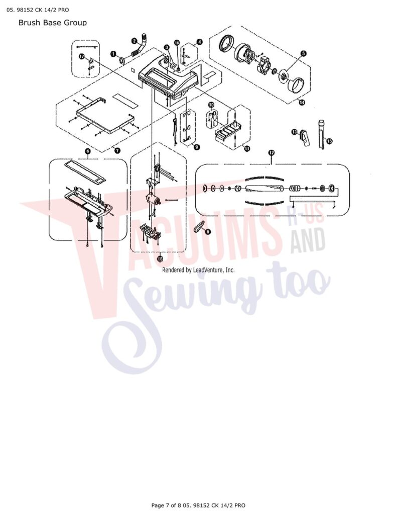 Tornado CK14/2 exploded schematic diagram (page 3)