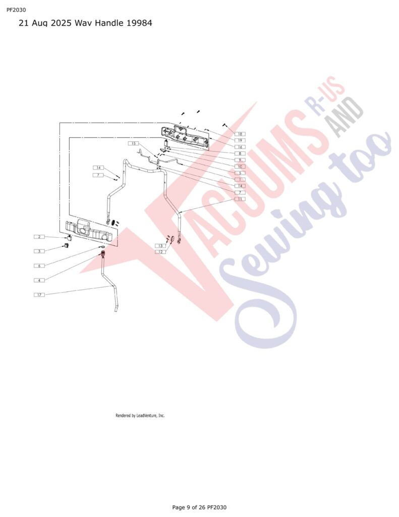 Powr-Flite PF2030 exploded schematic diagram (page 4)