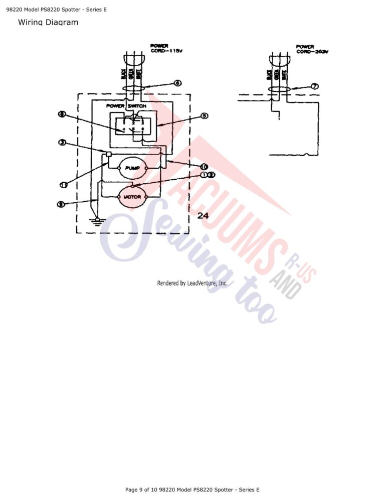 Tornado PS8220 schematic page 3 preview