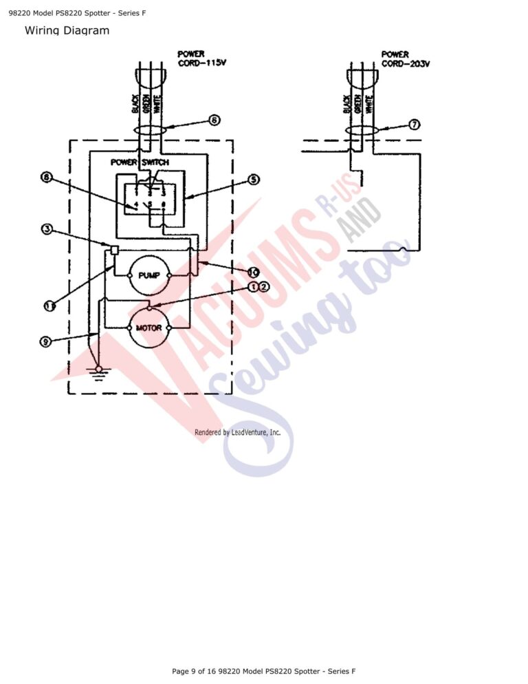Eureka P8220 schematic page 3 preview