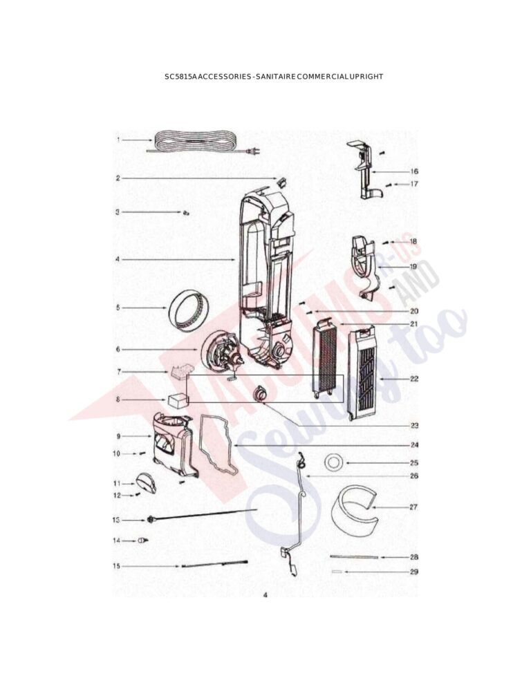 Sanitaire SC5815 schematic page 2 preview