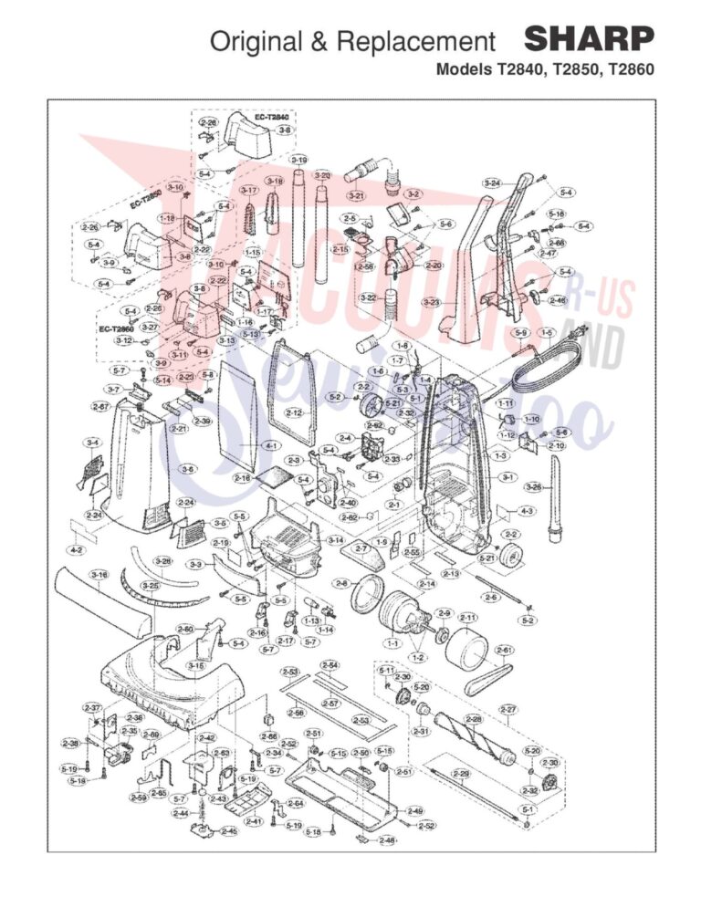 Sharp T2860 schematic page 1 preview