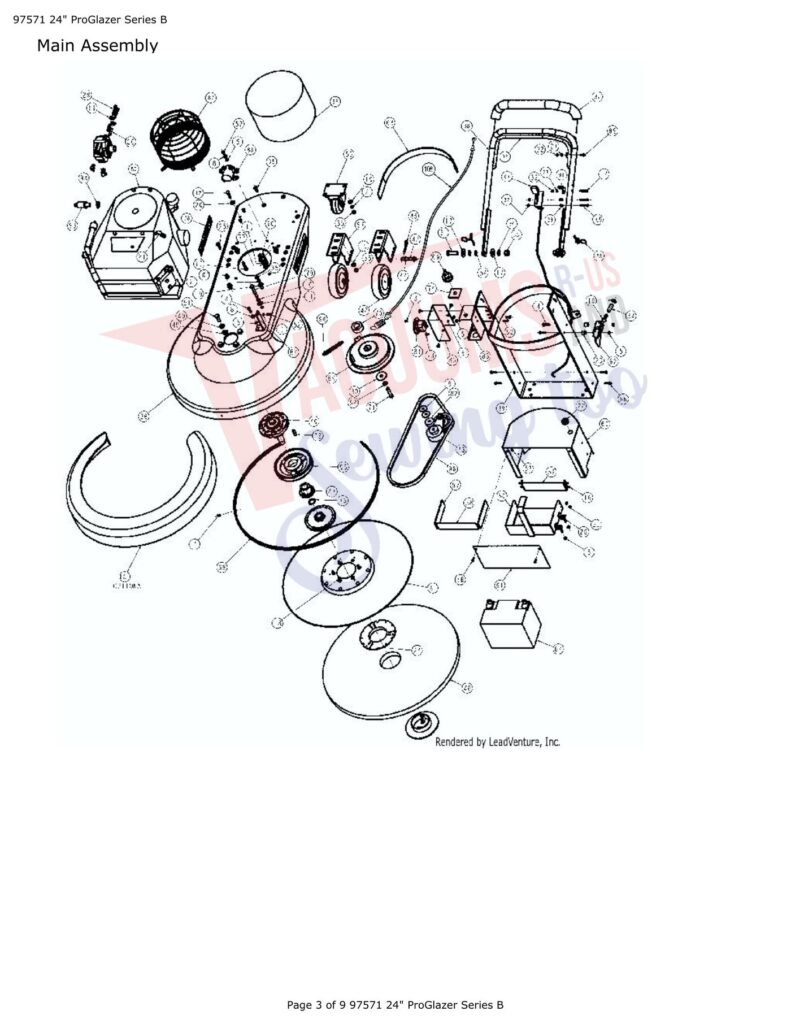 Tornado 97571 exploded schematic diagram (page 1)