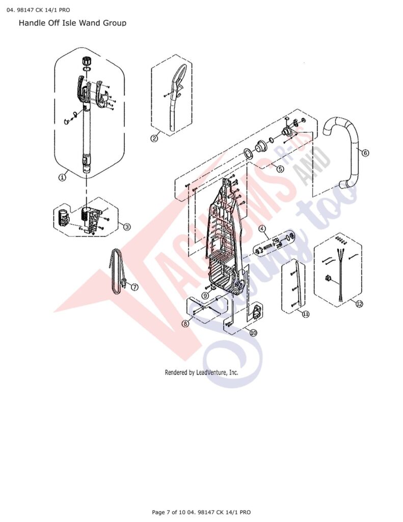 Tornado CK14/1 exploded schematic diagram (page 3)