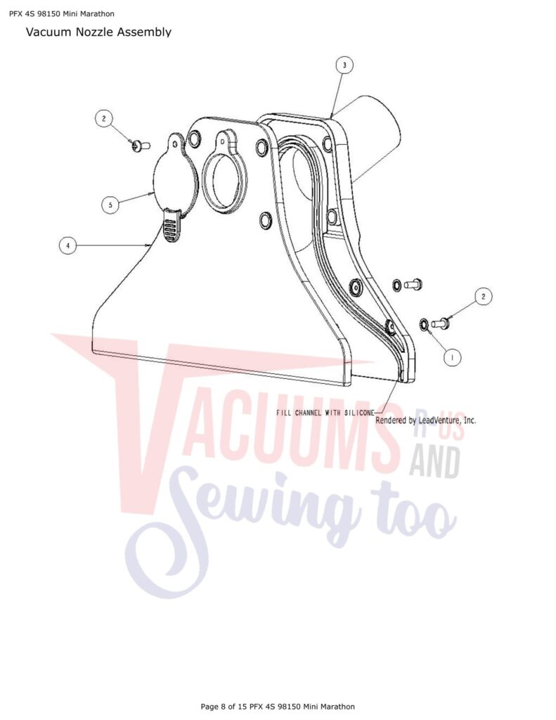 Tornado PFX 4S 98150 exploded schematic diagram (page 3)