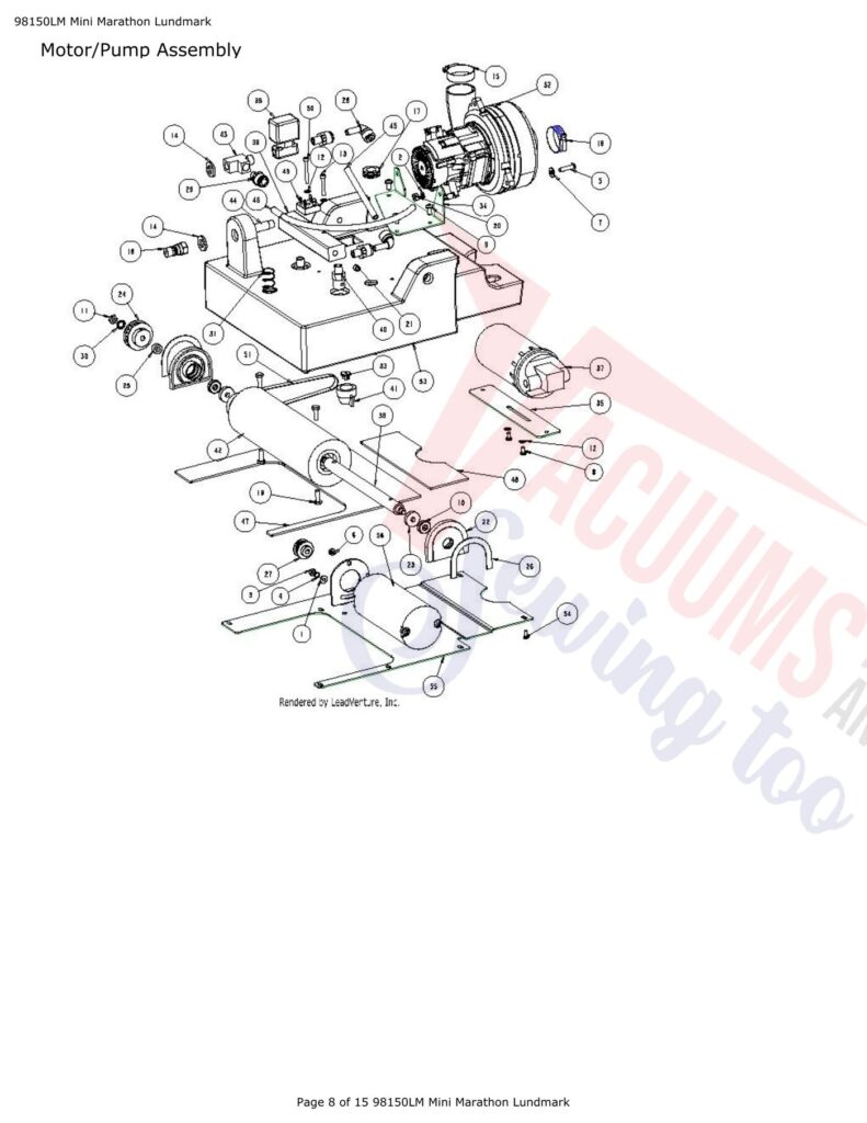 Tornado 98150LM exploded schematic diagram (page 3)