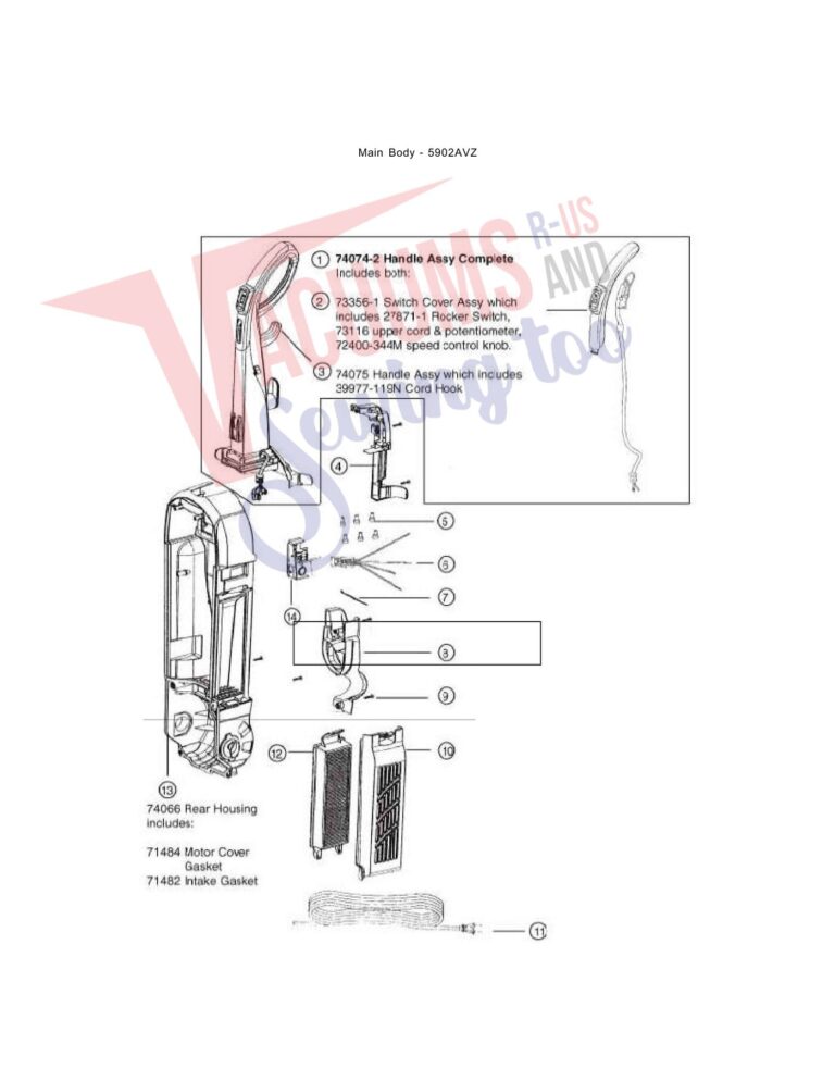 Eureka 5902AVZ schematic page 1 preview