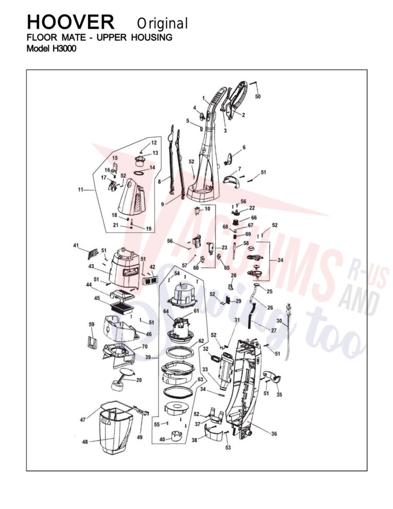 Hoover H3000 schematic page 1 preview