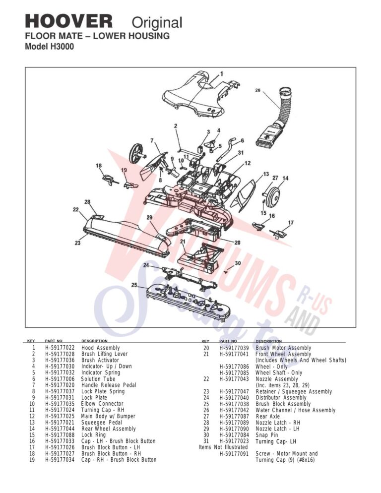Hoover H3000 schematic page 2 preview