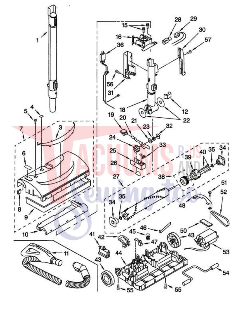 Kenmore 116.20813003 exploded schematic diagram (page 2)