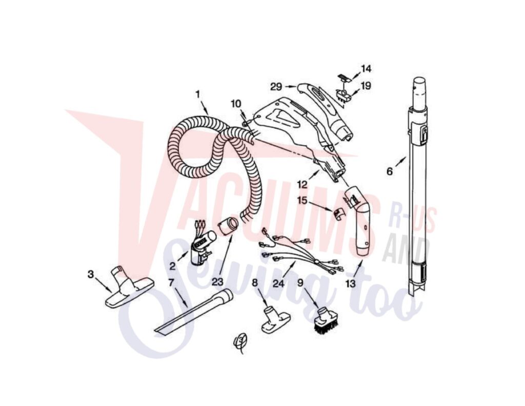 Kenmore 116.20813003 exploded schematic diagram (page 3)