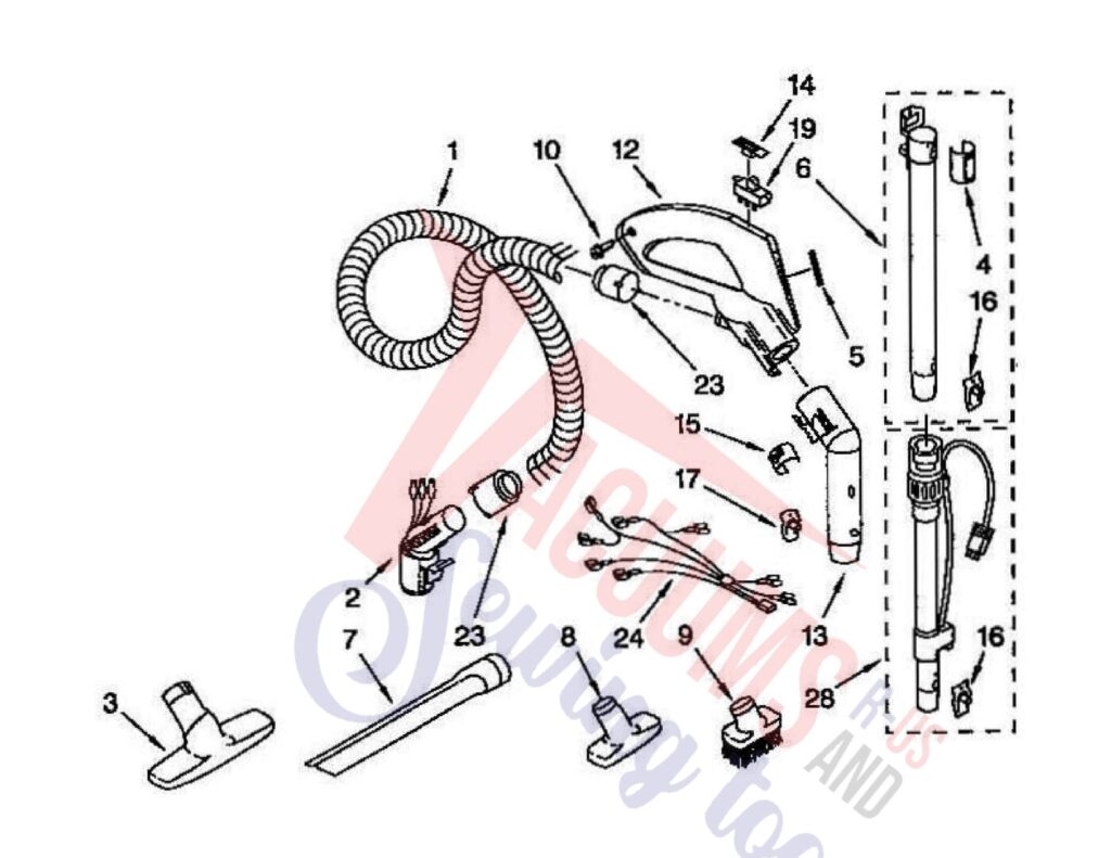 Kenmore 116.2441290 exploded schematic diagram (page 2)