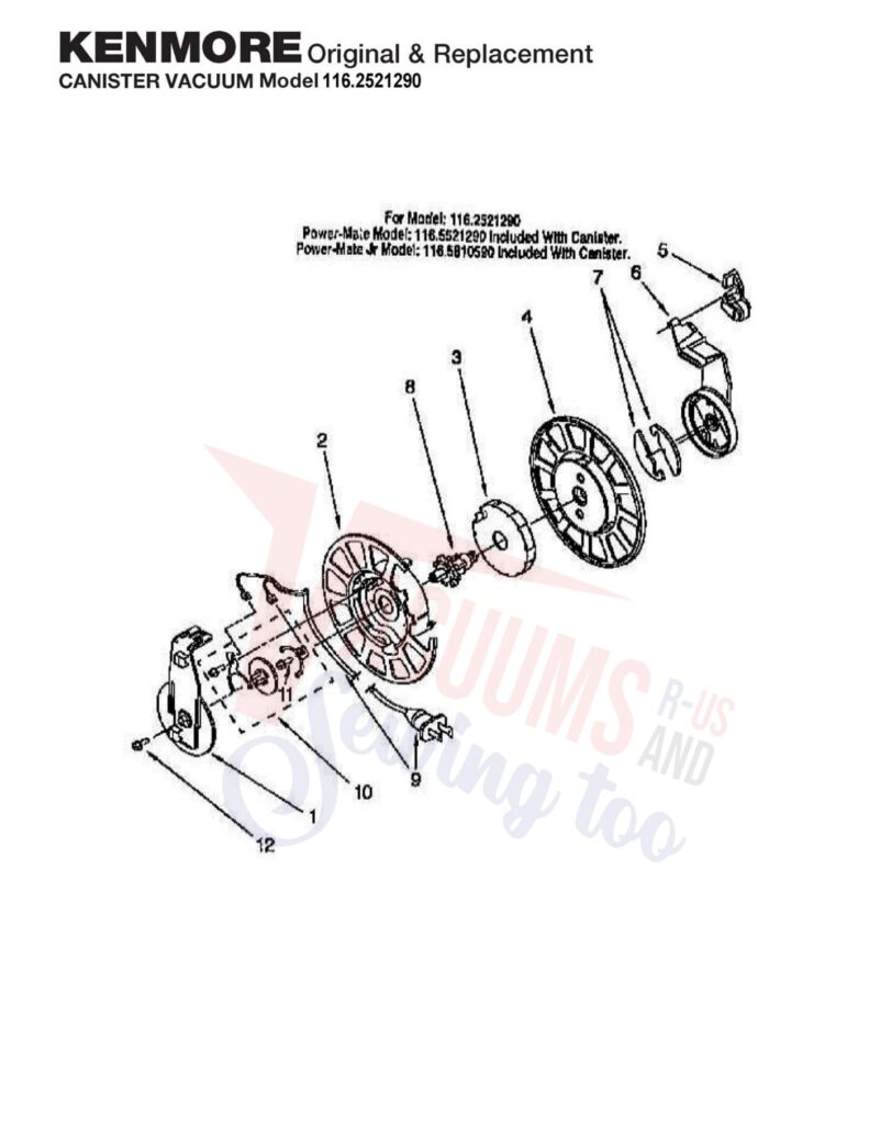 Kenmore 116.2521290 exploded schematic diagram (page 4)