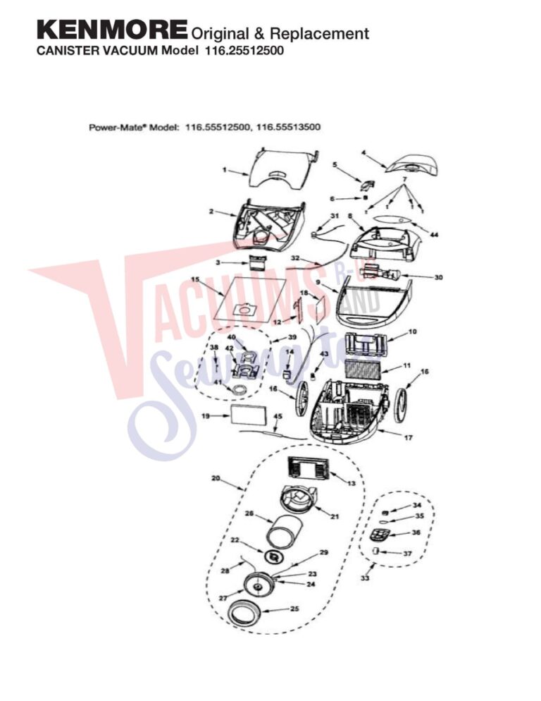 Kenmore 116.25512500 schematic page 1 preview