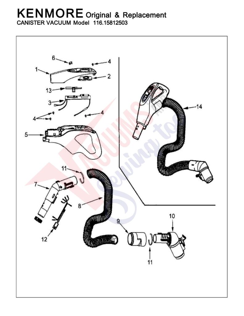 Kenmore 116.25812503 exploded schematic diagram (page 3)
