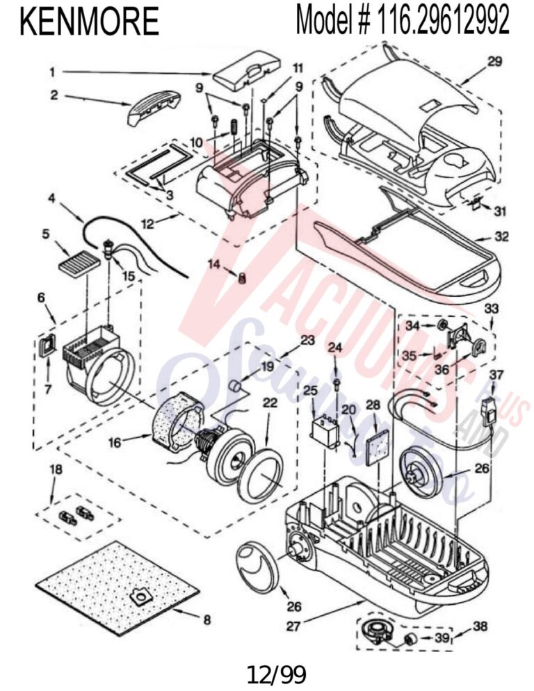 Kenmore 116.29612992 schematic page 1 preview
