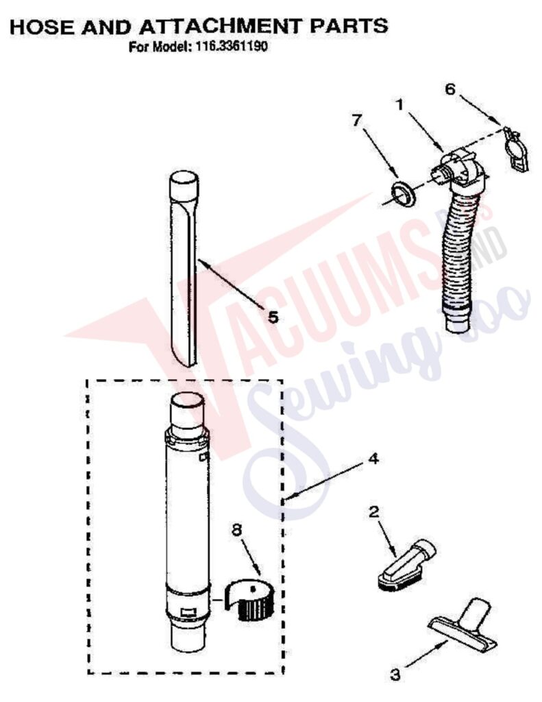 Kenmore 116.3361190 exploded schematic diagram (page 4)