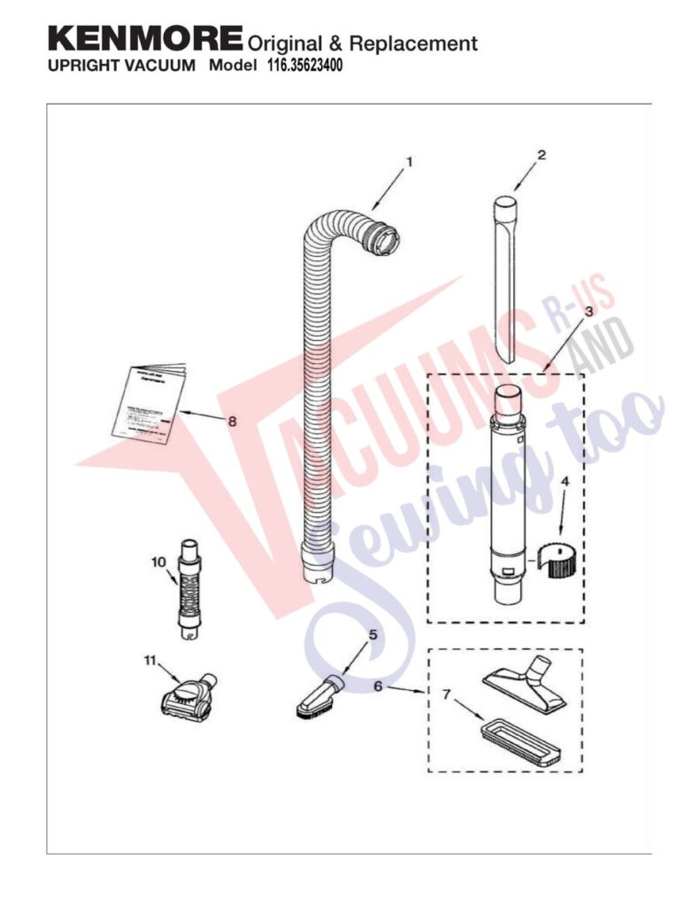 Kenmore 116.35623400 exploded schematic diagram (page 3)