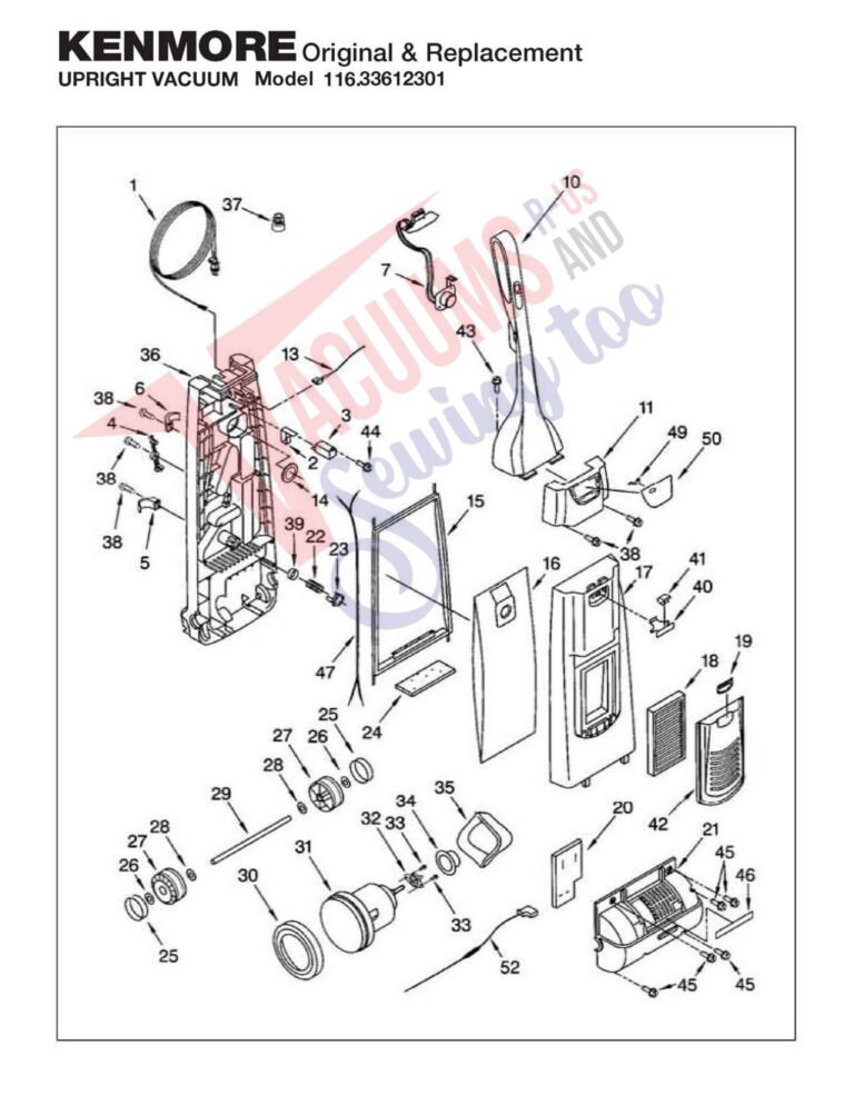 Kenmore 116.33612301 schematic page 1 preview