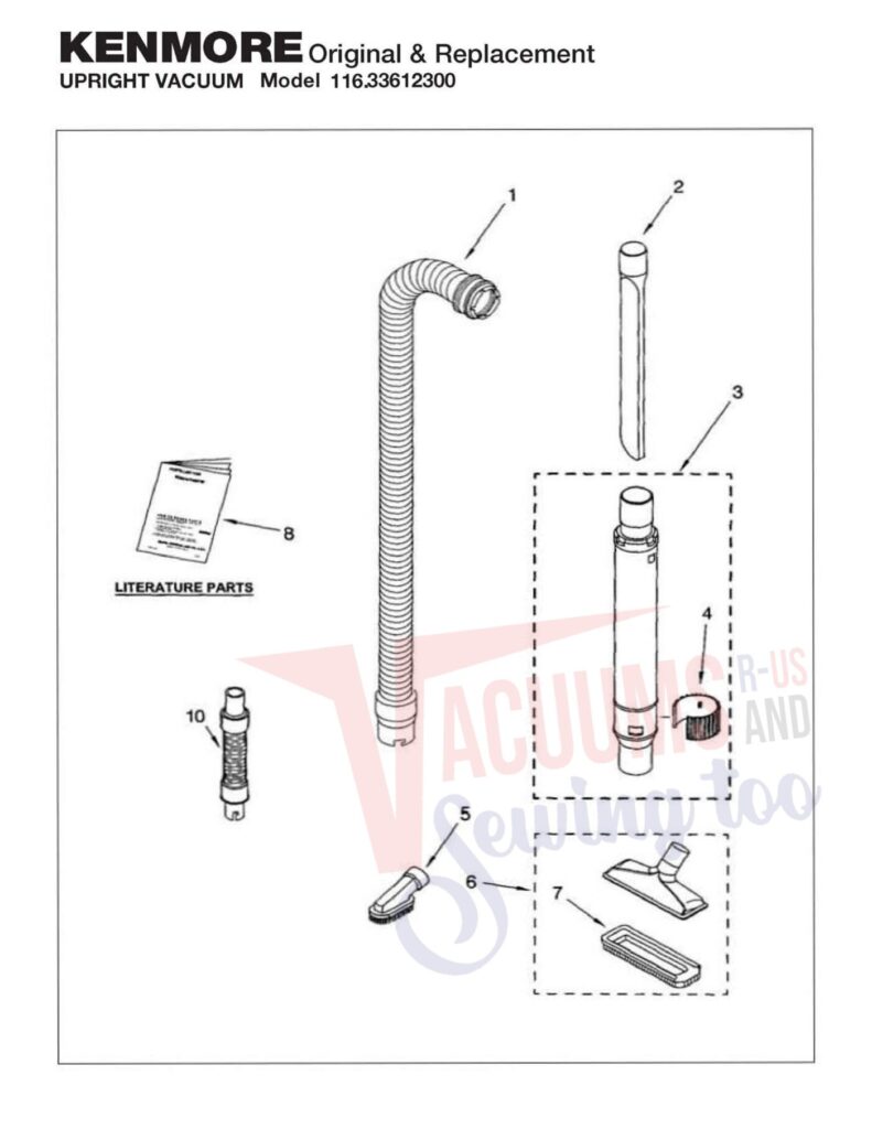 Kenmore 116.33612300 exploded schematic diagram (page 3)