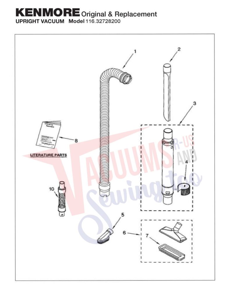 Kenmore 116.32728200 exploded schematic diagram (page 3)