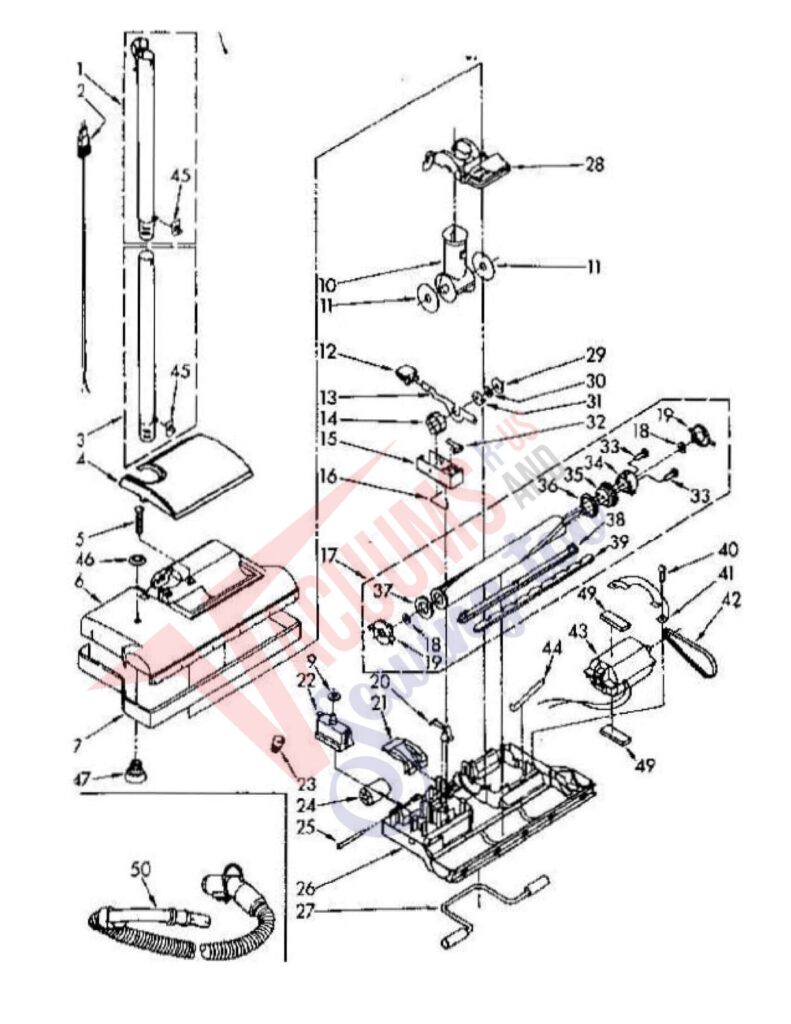 Kenmore 116.2435081 exploded schematic diagram (page 2)
