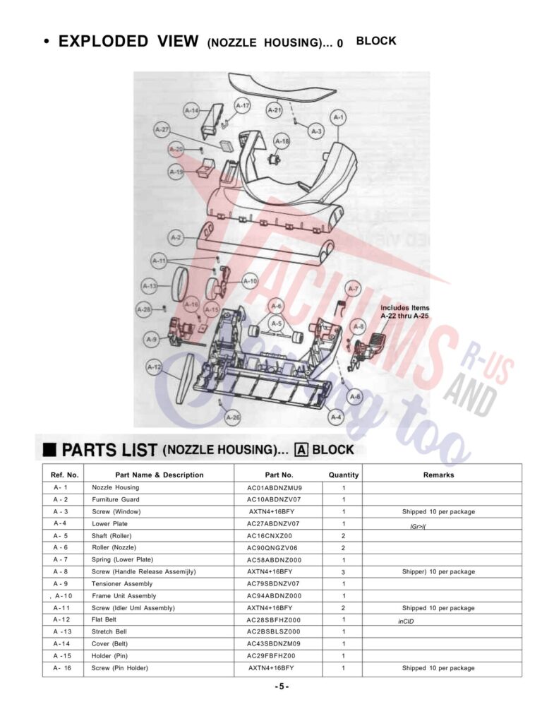 Panasonic MC-V7571 schematic page 1 preview