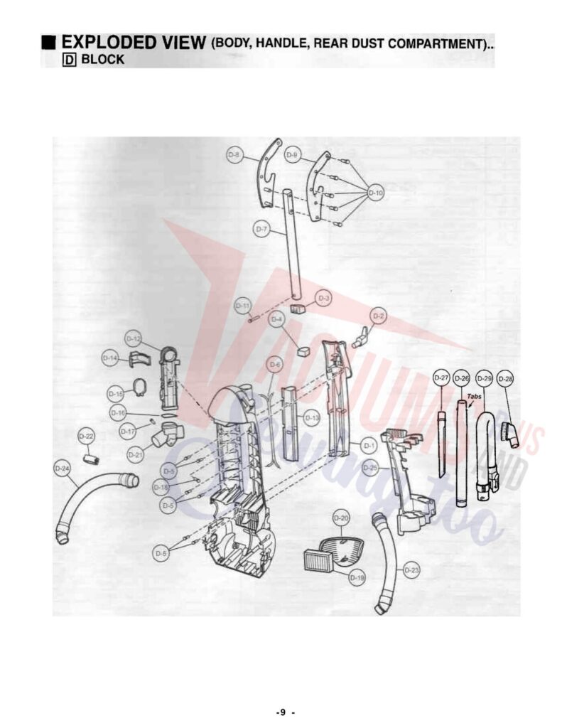 Panasonic MC-V7571 exploded schematic diagram (page 4)