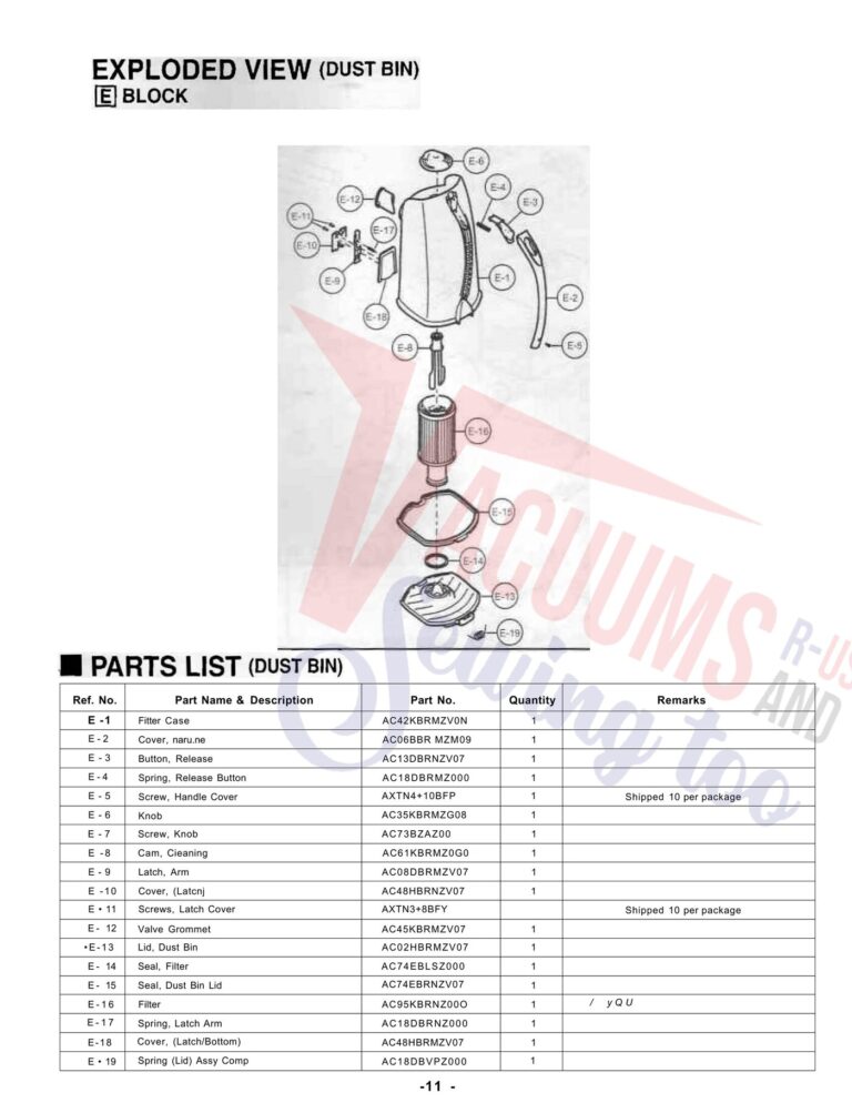 Panasonic MC-V7571 schematic page 5 preview