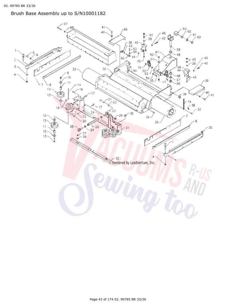 Tornado 99780 exploded schematic diagram (page 7)