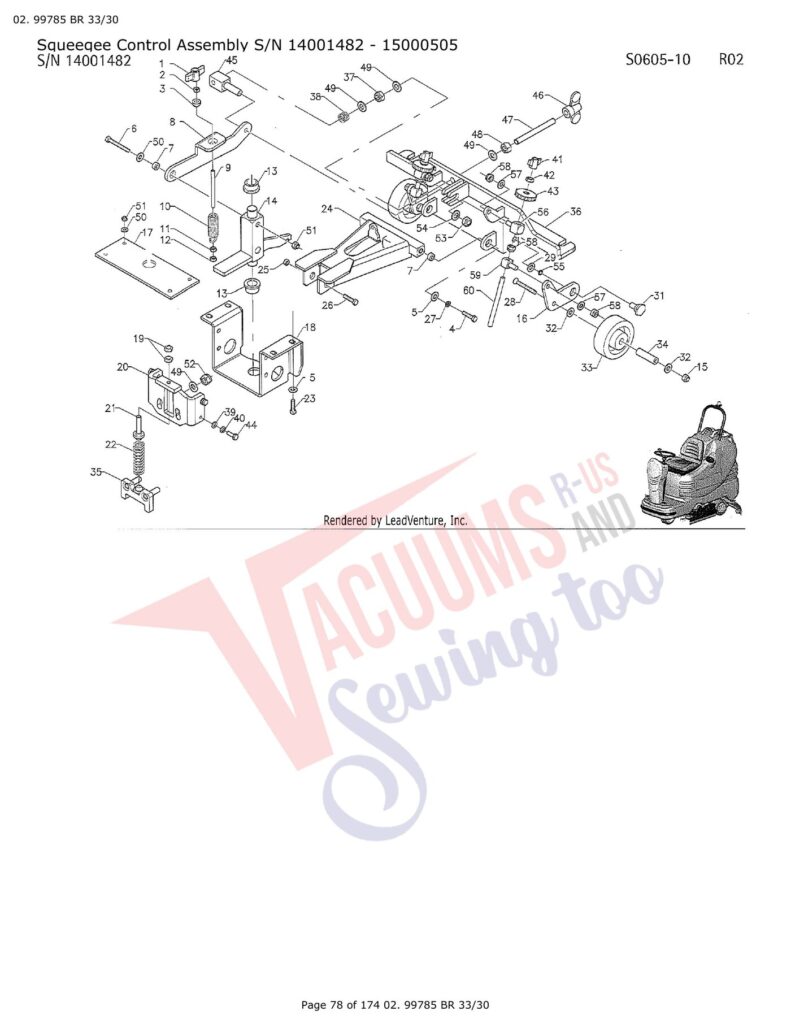 Tornado 99780 exploded schematic diagram (page 19)