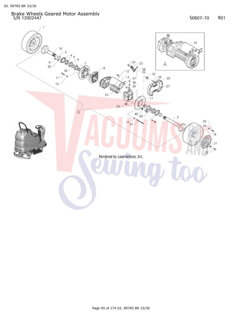 Tornado 99780 exploded schematic diagram (page 26)