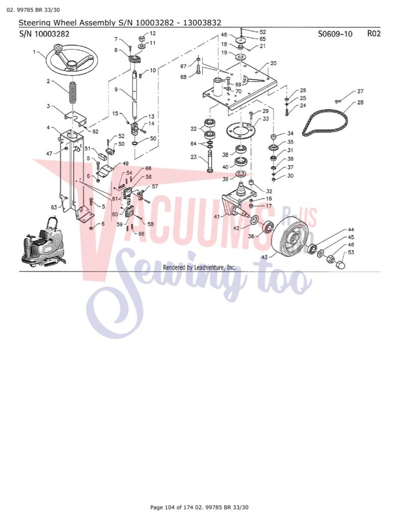 Tornado 99780 exploded schematic diagram (page 29)