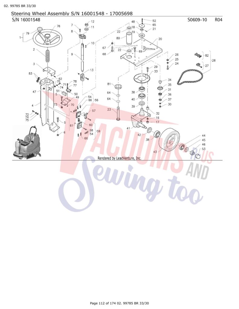 Tornado 99780 exploded schematic diagram (page 31)