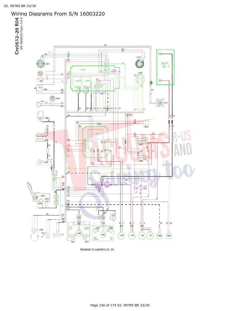 Tornado 99780 exploded schematic diagram (page 49)