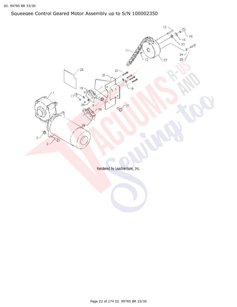 Tornado 99780 exploded schematic diagram (page 55)