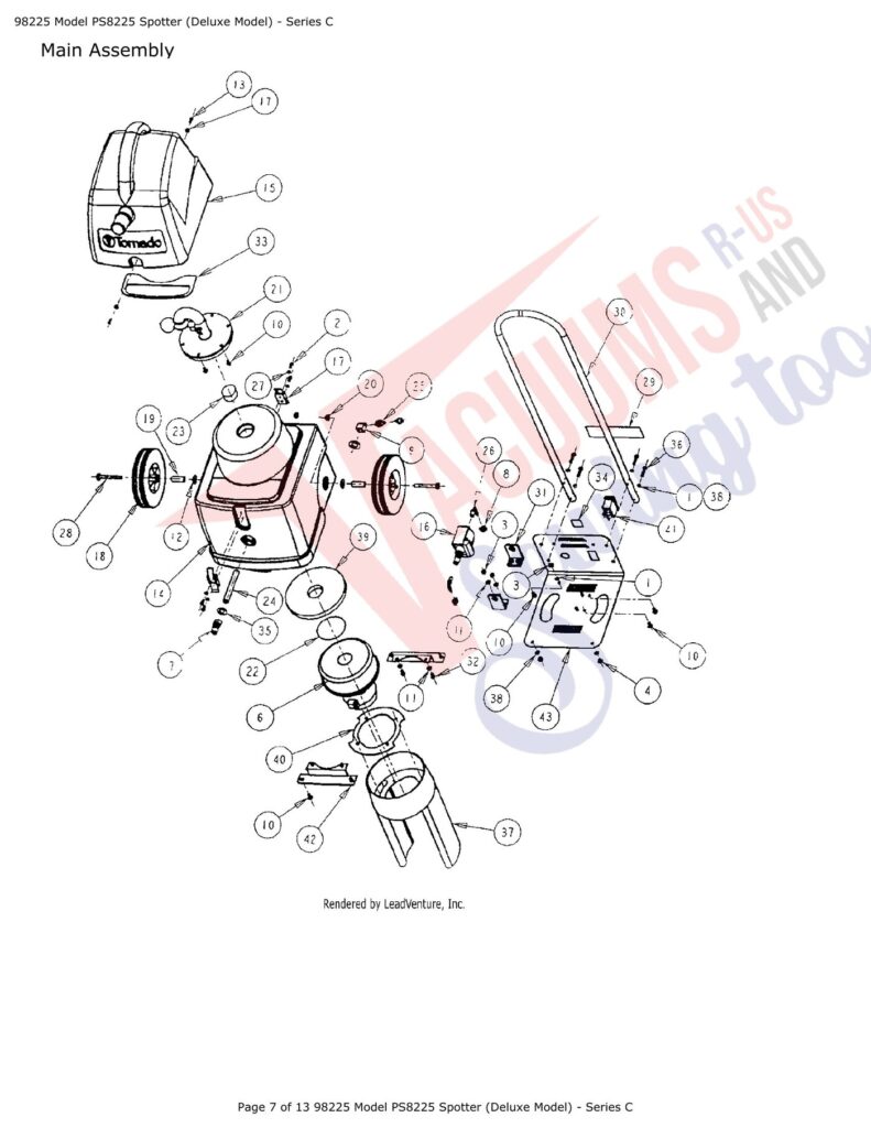 M&A 98225 exploded schematic diagram (page 3)