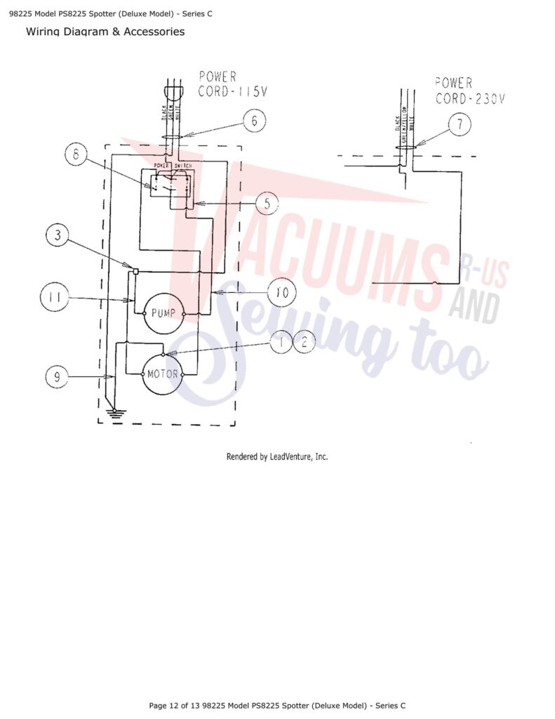 M&A 98225 exploded schematic diagram (page 5)