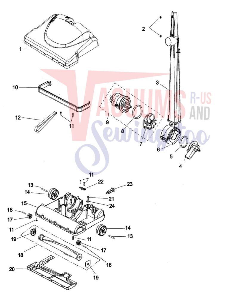 Maytag HSCU8000BN exploded schematic diagram (page 2)