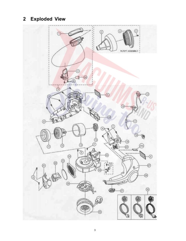 Panasonic MC-4620 schematic page 1 preview