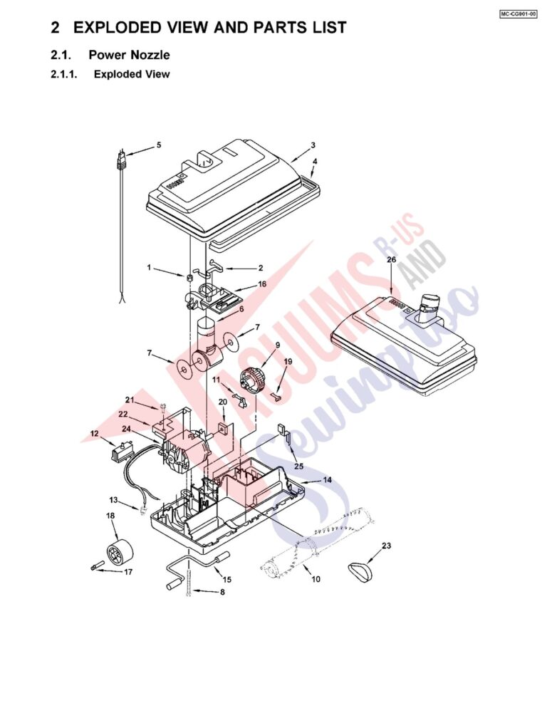 Panasonic MC-CG901 schematic page 1 preview