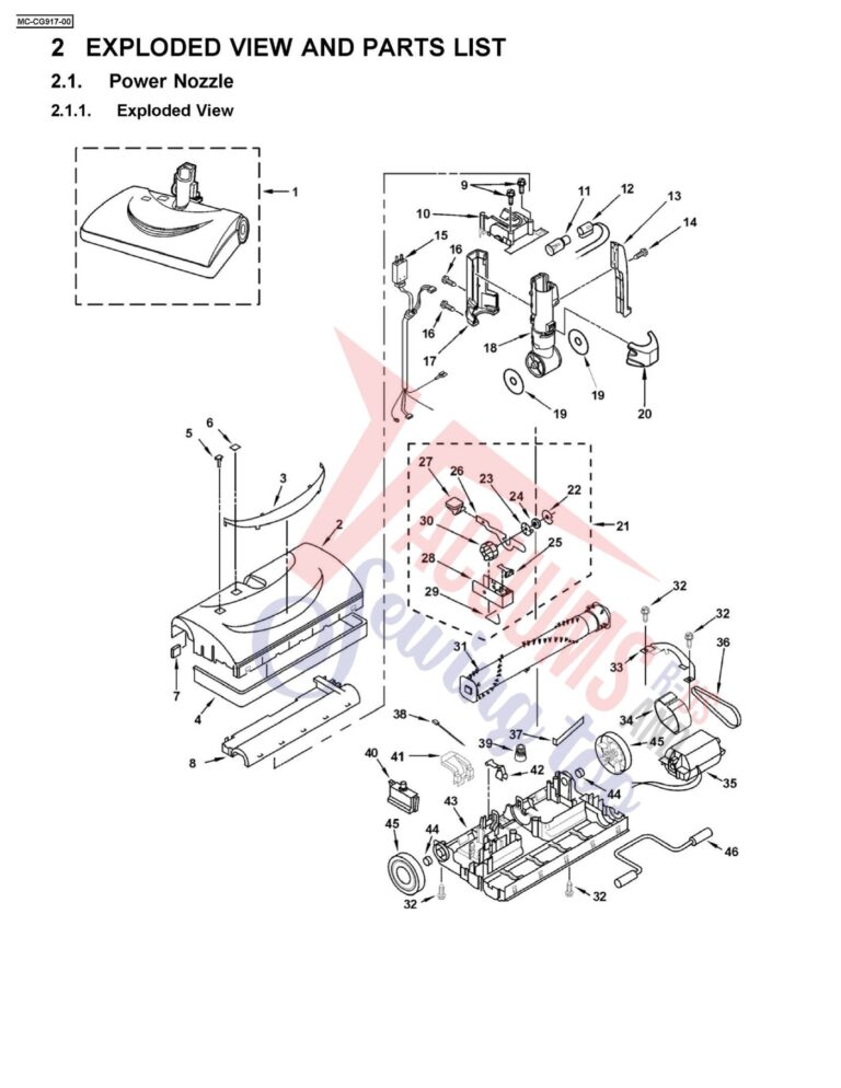 Panasonic MC-CG917 schematic page 1 preview